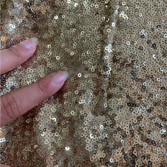 Custom  made gold dress womans - Picture 6 of 12